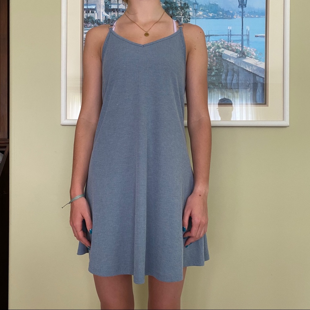 Spaghetti tie back dress